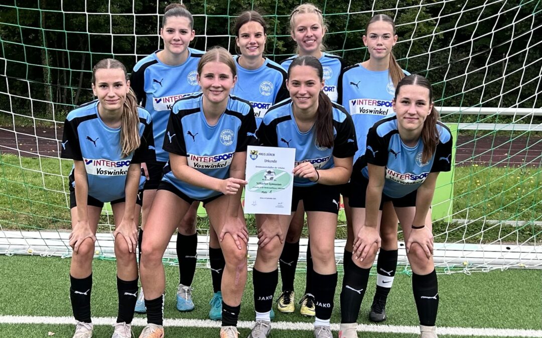 Fußballerinnen verteidigen ihren Kreismeistertitel