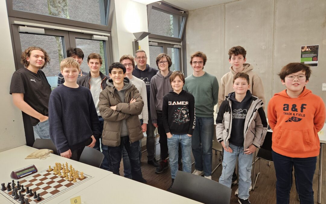 Team des Stiftischen Gymnasiums sehr erfolgreich bei der Stadtmeisterschaft der Schulen im Schach