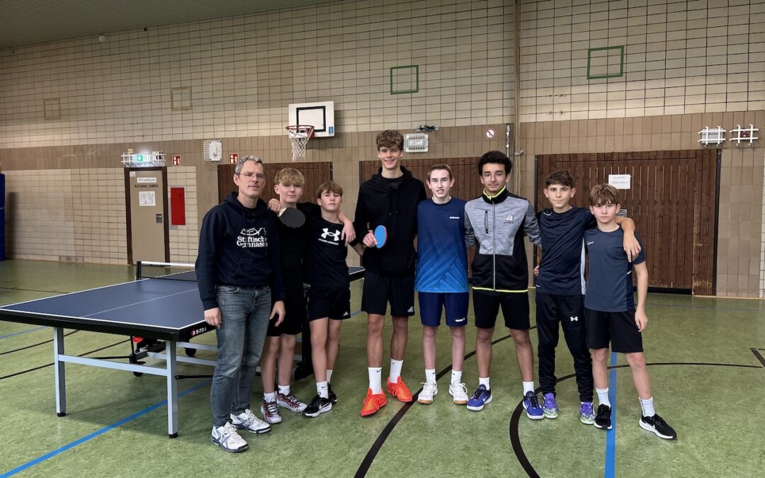 Tischtennisduell gegen das Erftgymnasium Bergheim verloren