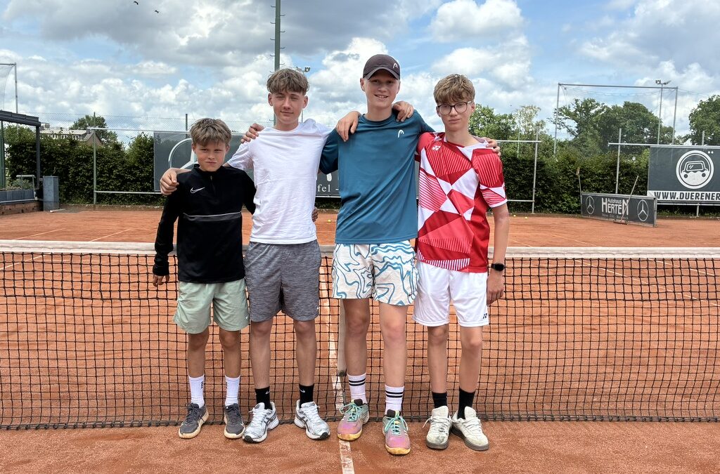Schulmeisterschaften Tennis: Klarer Erfolg im Bezirkshalbfinale, aber Niederlage im Finale